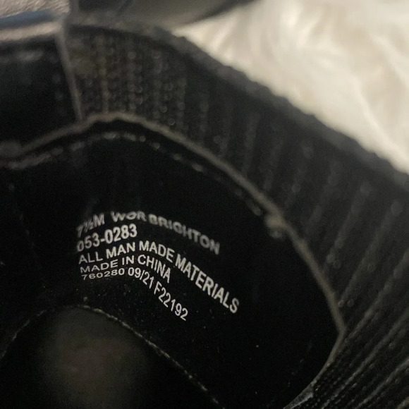 Worthington Black Western Ankle Boots For Women's 7.5M Metal Toe Caps - Picture 10 of 11